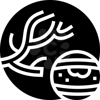 atheroma disease line icon vector. atheroma disease sign. isolated contour symbol black illustration