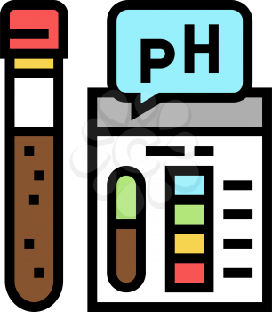 ph soil testing color icon vector. ph soil testing sign. isolated symbol illustration