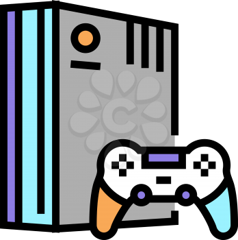 video games mens leisure color icon vector. video games mens leisure sign. isolated symbol illustration