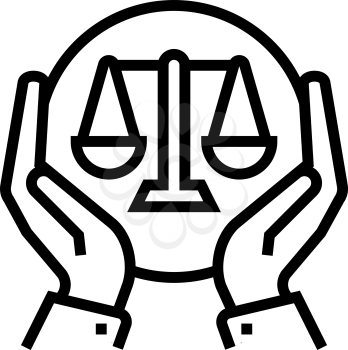 legislation law dictionary line icon vector. legislation law dictionary sign. isolated contour symbol black illustration