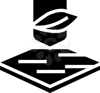 soft fabrics properties glyph icon vector. soft fabrics properties sign. isolated contour symbol black illustration