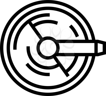 industrial water filtration process line icon vector. industrial water filtration process sign. isolated contour symbol black illustration