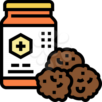propolis container beekeeping color icon vector. propolis container beekeeping sign. isolated symbol illustration