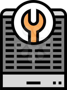 heat pump repair color icon vector. heat pump repair sign. isolated symbol illustration