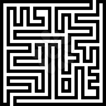 maze labyrinth ancient greece line icon vector. maze labyrinth ancient greece sign. isolated contour symbol black illustration