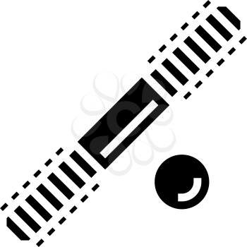 set stud bolt glyph icon vector. set stud bolt sign. isolated contour symbol black illustration