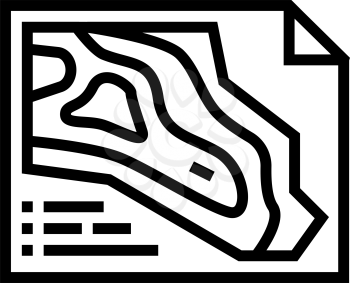engineering and design quarry mining line icon vector. engineering and design quarry mining sign. isolated contour symbol black illustration