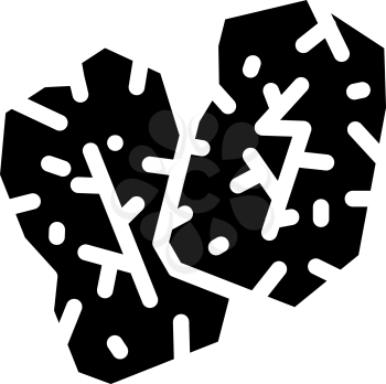 runes accessory glyph icon vector. runes accessory sign. isolated contour symbol black illustration