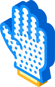 glove groomer isometric icon vector. glove groomer sign. isolated symbol illustration
