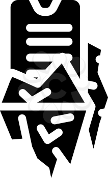 frozen calls of call center glyph icon vector. frozen calls of call center sign. isolated contour symbol black illustration