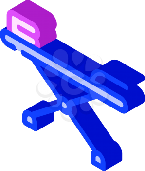 board for ironing isometric icon vector. board for ironing sign. isolated symbol illustration