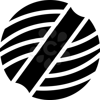 playing ball for cat glyph icon vector. playing ball for cat sign. isolated contour symbol black illustration