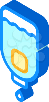 sanitation liquid soap bottle isometric icon vector. sanitation liquid soap bottle sign. isolated symbol illustration