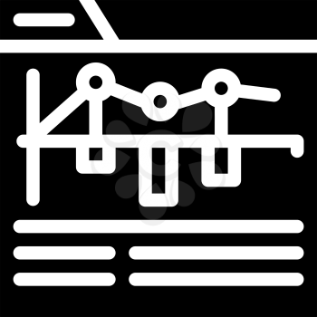 internet betting monitoring infographic glyph icon vector. internet betting monitoring infographic sign. isolated contour symbol black illustration