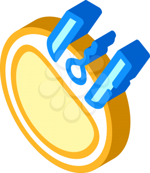 artificial insemination isometric icon vector. artificial insemination sign. isolated symbol illustration