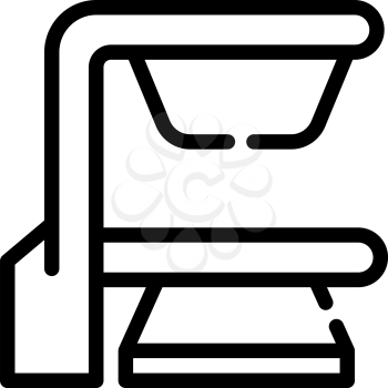 biotech equipment line icon vector. biotech equipment sign. isolated contour symbol black illustration