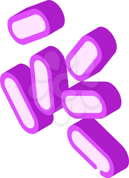 haemophilus influenzae isometric icon vector. haemophilus influenzae sign. isolated symbol illustration