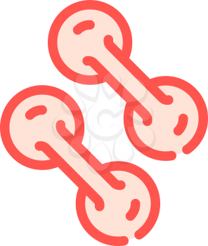 pathogen bacteria color icon vector. pathogen bacteria sign. isolated symbol illustration