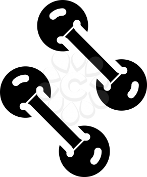 pathogen bacteria glyph icon vector. pathogen bacteria sign. isolated contour symbol black illustration
