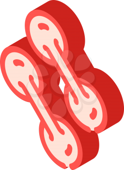 pathogen bacteria isometric icon vector. pathogen bacteria sign. isolated symbol illustration