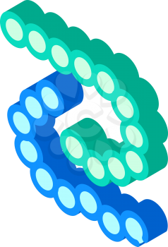 bacillus anthracis isometric icon vector. bacillus anthracis sign. isolated symbol illustration
