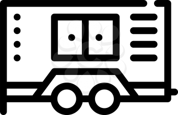 generator building equipment line icon vector. generator building equipment sign. isolated contour symbol black illustration