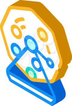 lotto machine with balls isometric icon vector. lotto machine with balls sign. isolated symbol illustration