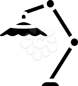 beach umbrella glyph icon vector. beach umbrella sign. isolated contour symbol black illustration