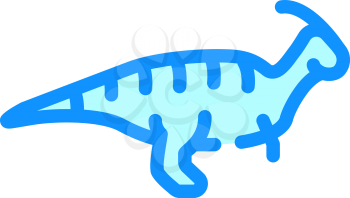 parasaurolophus dinosaur color icon vector. parasaurolophus dinosaur sign. isolated symbol illustration