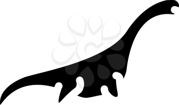 pliosauroids dinosaur glyph icon vector. pliosauroids dinosaur sign. isolated contour symbol black illustration