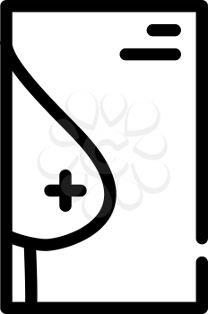 mammalogist snapshot line icon vector. mammalogist snapshot sign. isolated contour symbol black illustration