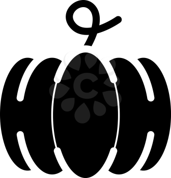 pumpkin vegetable glyph icon vector. pumpkin vegetable sign. isolated contour symbol black illustration