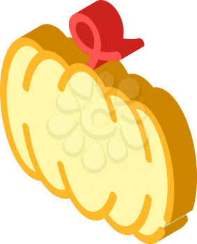 pumpkin vegetable isometric icon vector. pumpkin vegetable sign. isolated symbol illustration