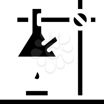 chemistry laboratory equipment glyph icon vector. chemistry laboratory equipment sign. isolated contour symbol black illustration