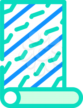 wallpaper glue color icon vector. wallpaper glue sign. isolated symbol illustration