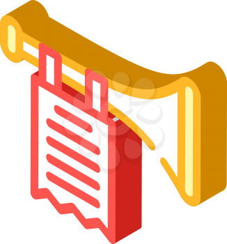 trumpet fanfare isometric icon vector. trumpet fanfare sign. isolated symbol illustration