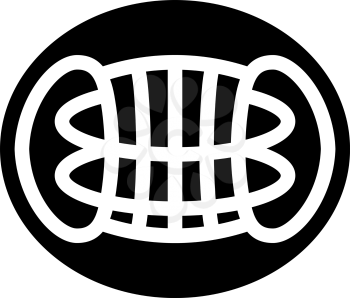 reactor hypothetical structure glyph icon vector. reactor hypothetical structure sign. isolated contour symbol black illustration
