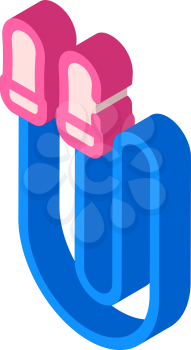earplugs tool isometric icon vector. earplugs tool sign. isolated symbol illustration