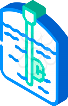 capacitive sensor isometric icon vector. capacitive sensor sign. isolated symbol illustration