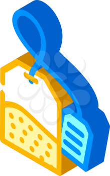 bag of tea isometric icon vector. bag of tea sign. isolated symbol illustration