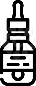 artificial flavoring line icon vector. artificial flavoring sign. isolated contour symbol black illustration