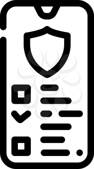data access line icon vector. data access sign. isolated contour symbol black illustration
