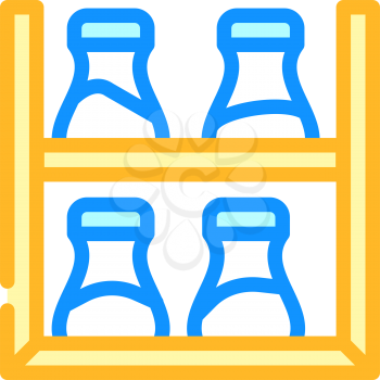 spice shelf color icon vector. spice shelf sign. isolated symbol illustration
