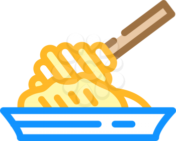 honey dessert color icon vector. honey dessert sign. isolated symbol illustration