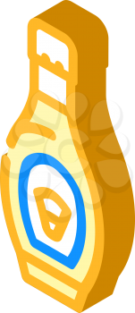 corn syrup food additives isometric icon vector. corn syrup food additives sign. isolated symbol illustration