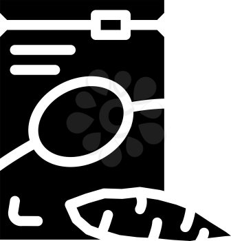 cassava gluten free glyph icon vector. cassava gluten free sign. isolated contour symbol black illustration