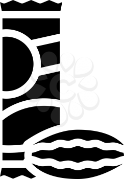 gnocchetti sardi pasta glyph icon vector. gnocchetti sardi pasta sign. isolated contour symbol black illustration