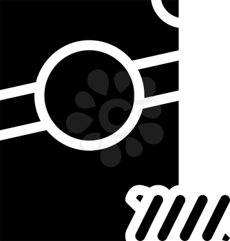 fusilli spirale pasta glyph icon vector. fusilli spirale pasta sign. isolated contour symbol black illustration