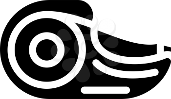 scotch stationery glyph icon vector. scotch stationery sign. isolated contour symbol black illustration