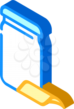maltagliati pasta isometric icon vector. maltagliati pasta sign. isolated symbol illustration